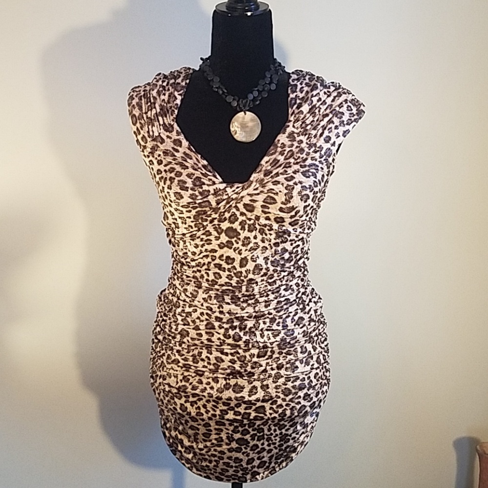 NWT Animal Print Dress Medium
